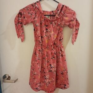 Lily Bleu Pink Floral Casual Dress Size 7 Lilly Bleu